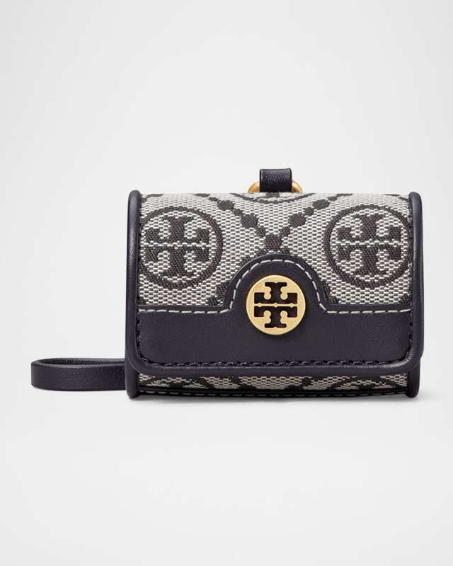 T Monogram Jacquard AirPods Case